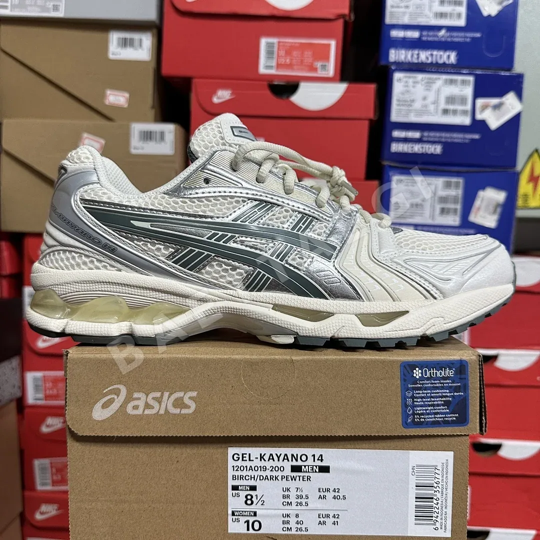 아식스 [TOP] 젤 카야노 14 1201A019-200 200254 Asics Gel-Kayano 14 Birch Dark Pewter