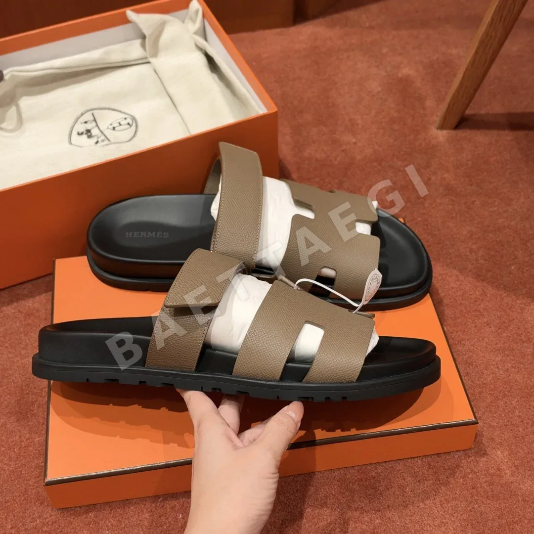 에르메스 시프르 샌들 Calfskin 컷아웃 상세 이미지 6
