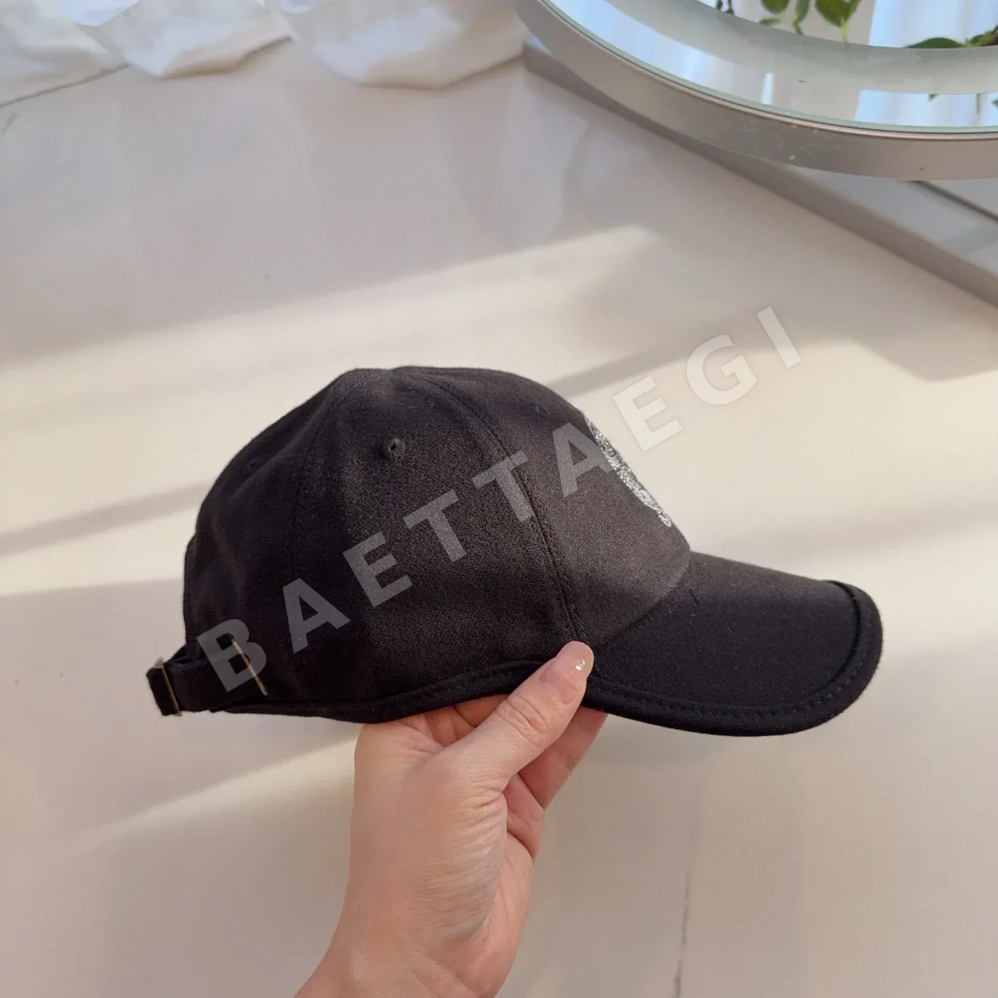 크롬하츠 기모 면 베이스볼 캡 상세 이미지 5