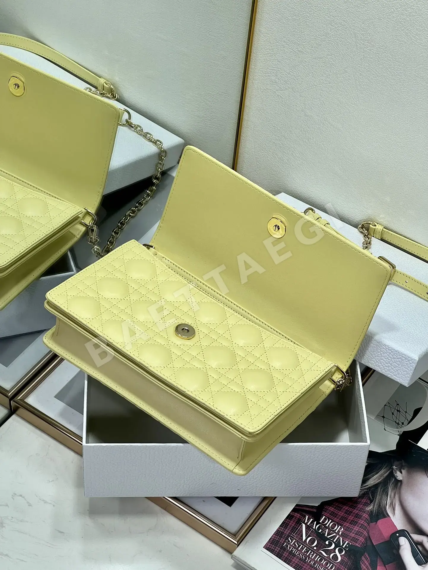 디올 미스 램스킨 토트백 상세 이미지 8