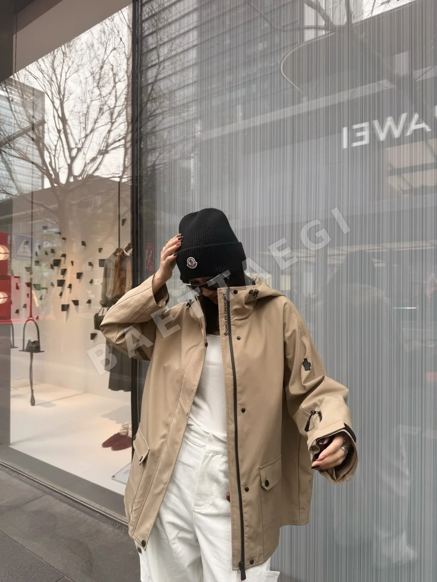 몽클레르 여성 후드 윈드브레이커 재킷 패딩 164672