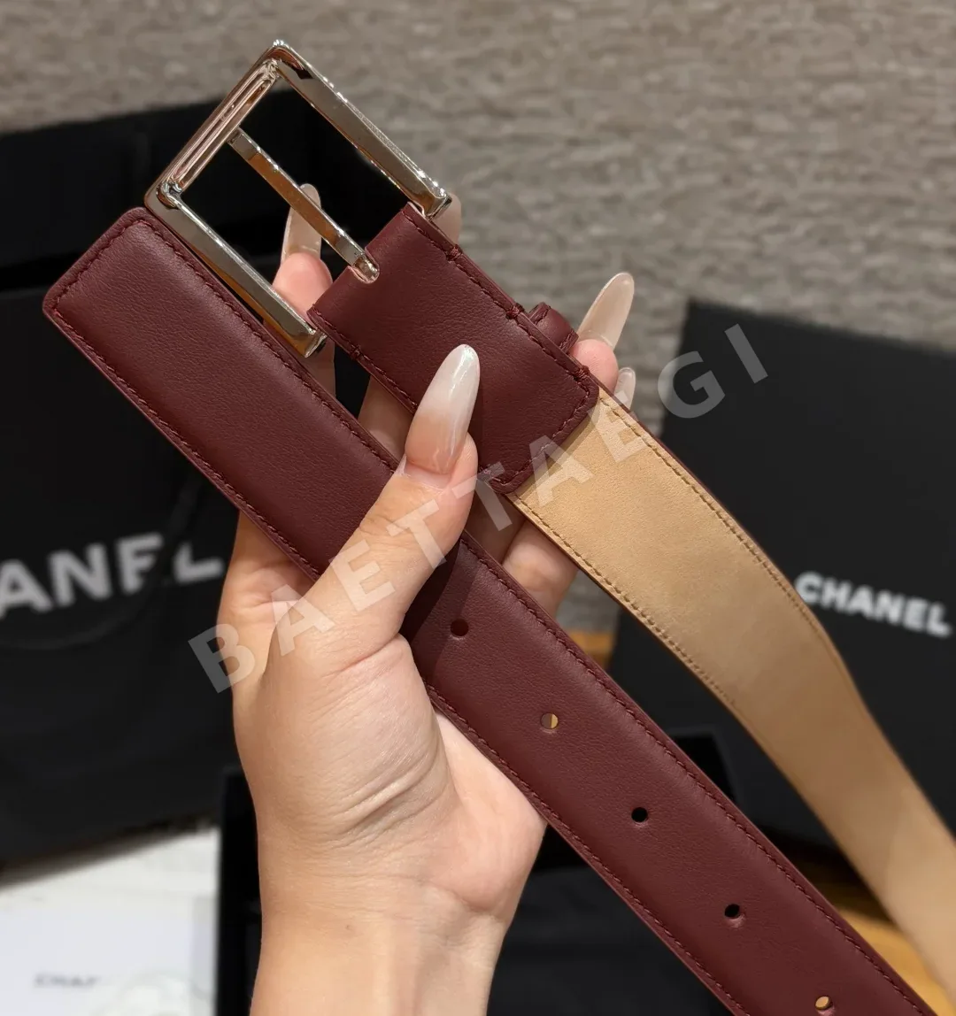 샤넬 레자 스퀘어 버클 벨트 상세 이미지 9