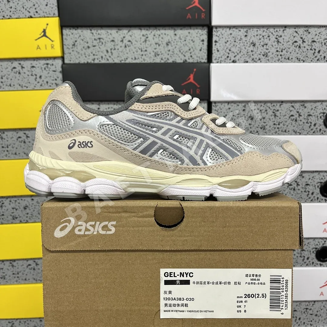 아식스 [M] 젤 NYC 1203A383-020 200482 Asics Gel-NYC Concrete Oatmeal