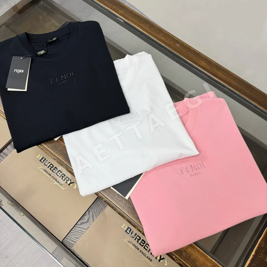 펜디 여성 반팔 크루넥 티셔츠 상세 이미지 2