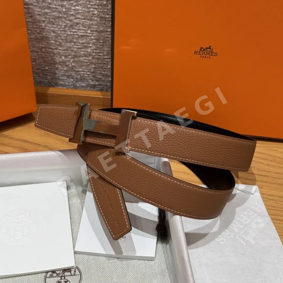 에르메스 콘스탄스 양면 가죽 벨트 상세 이미지 2
