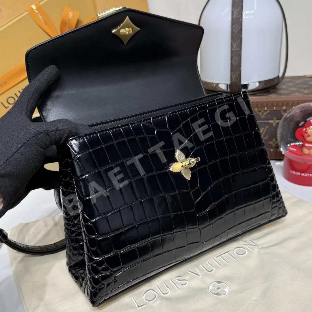 루이비통 버드케이지 크로코다일 엠보 BB 핸드백 N84714 상세 이미지 9
