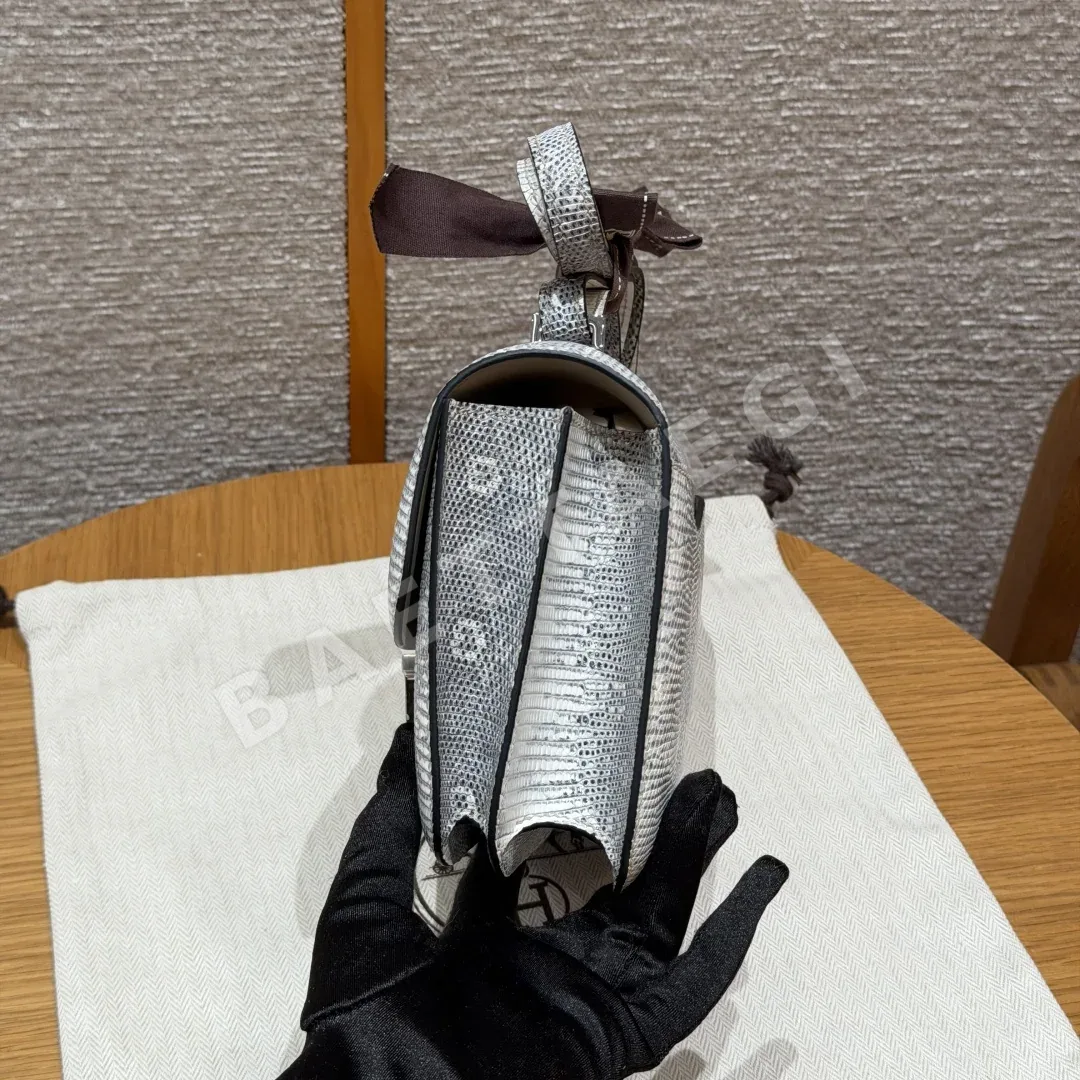 에르메스 콘스턴스 도마뱀 가죽 가방 상세 이미지 3