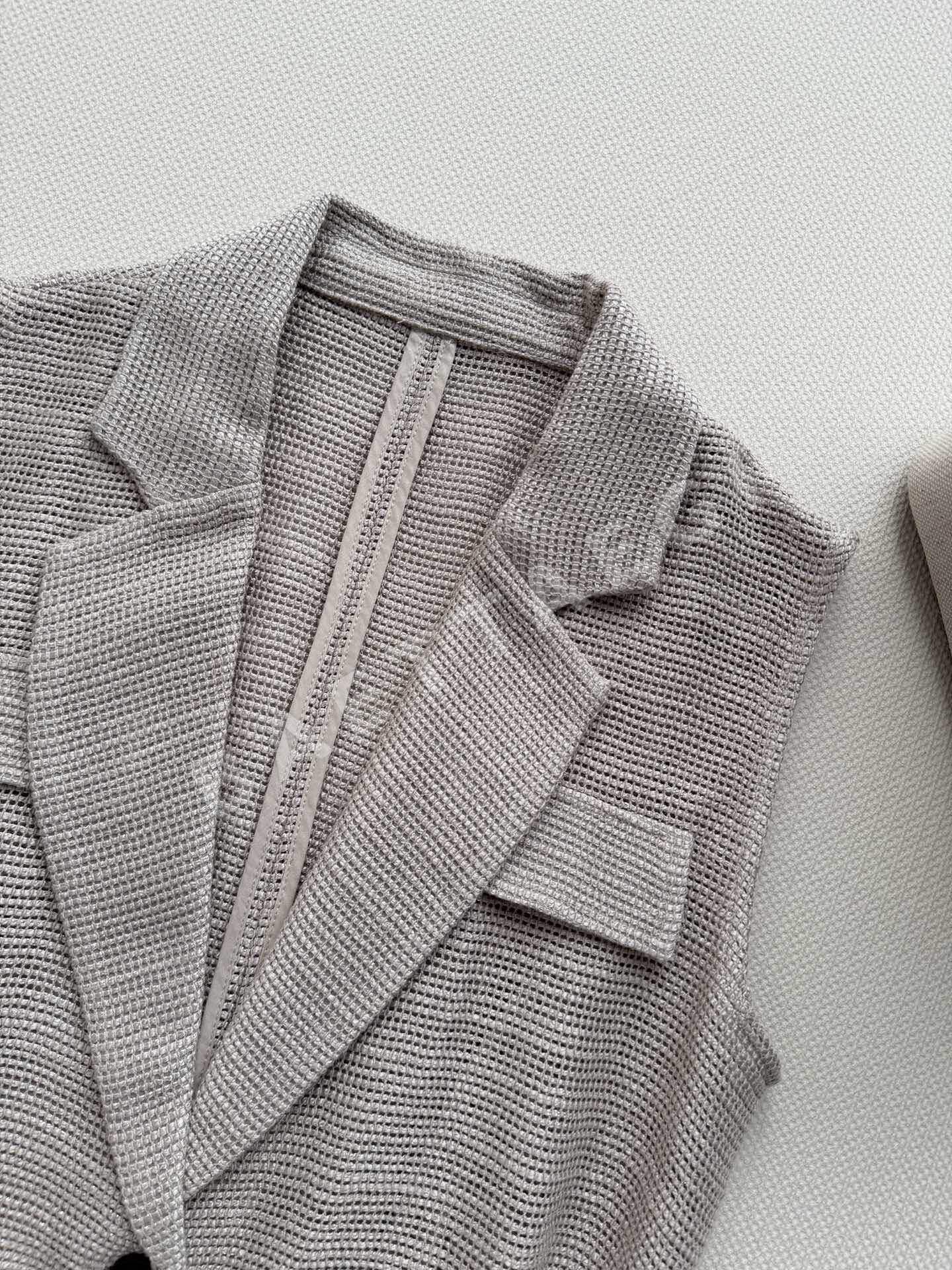 브루넬로쿠치넬리 메시 벨트 반팔 티셔츠 상세 이미지 4
