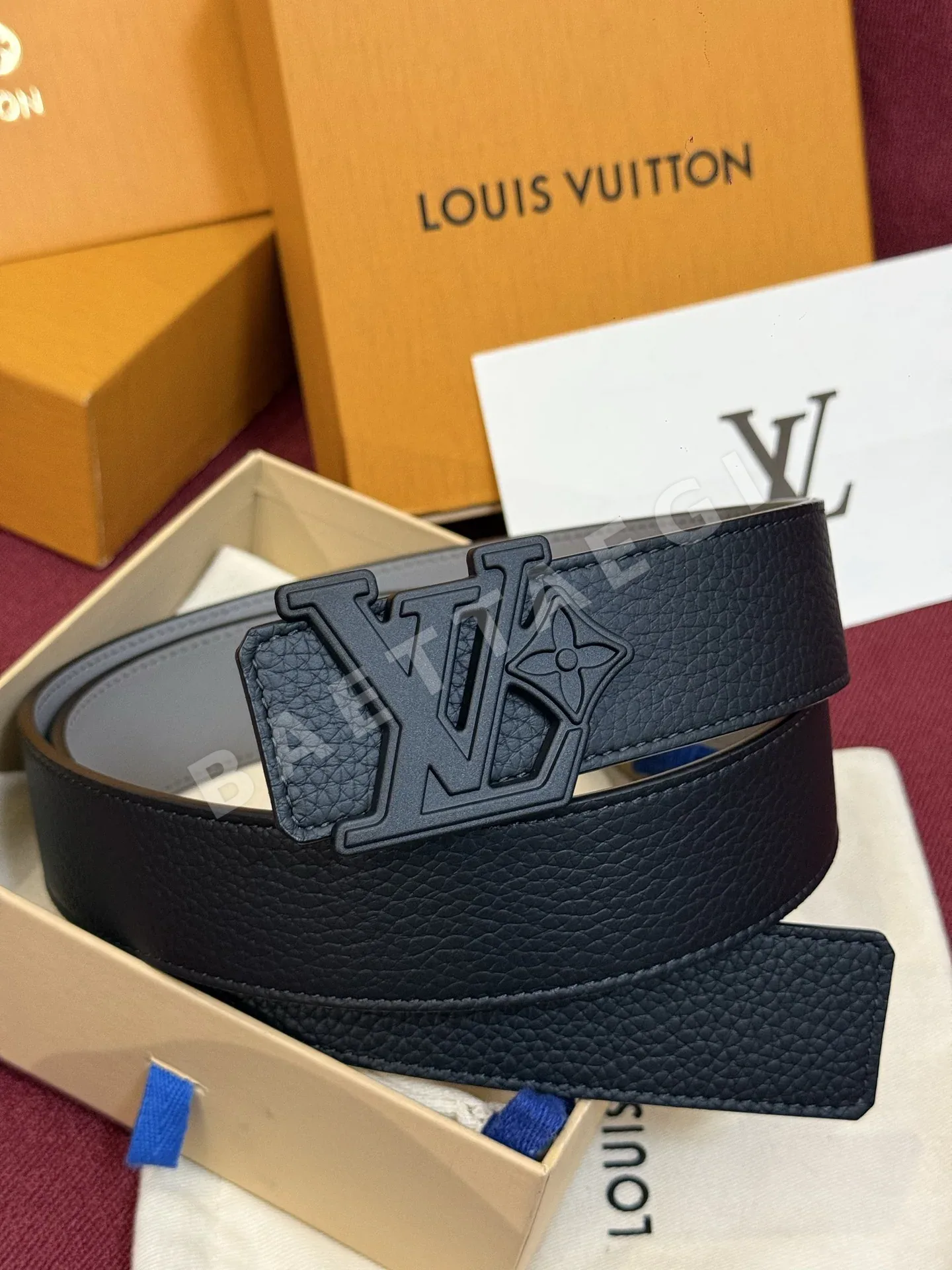루이비통 다미에 LV 리버시블 벨트 상세 이미지 6