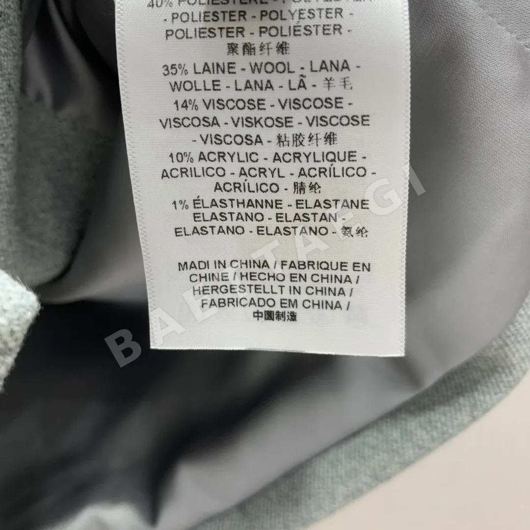 에르메스 울 라펠 가죽 버튼 여성 조끼 상세 이미지 8