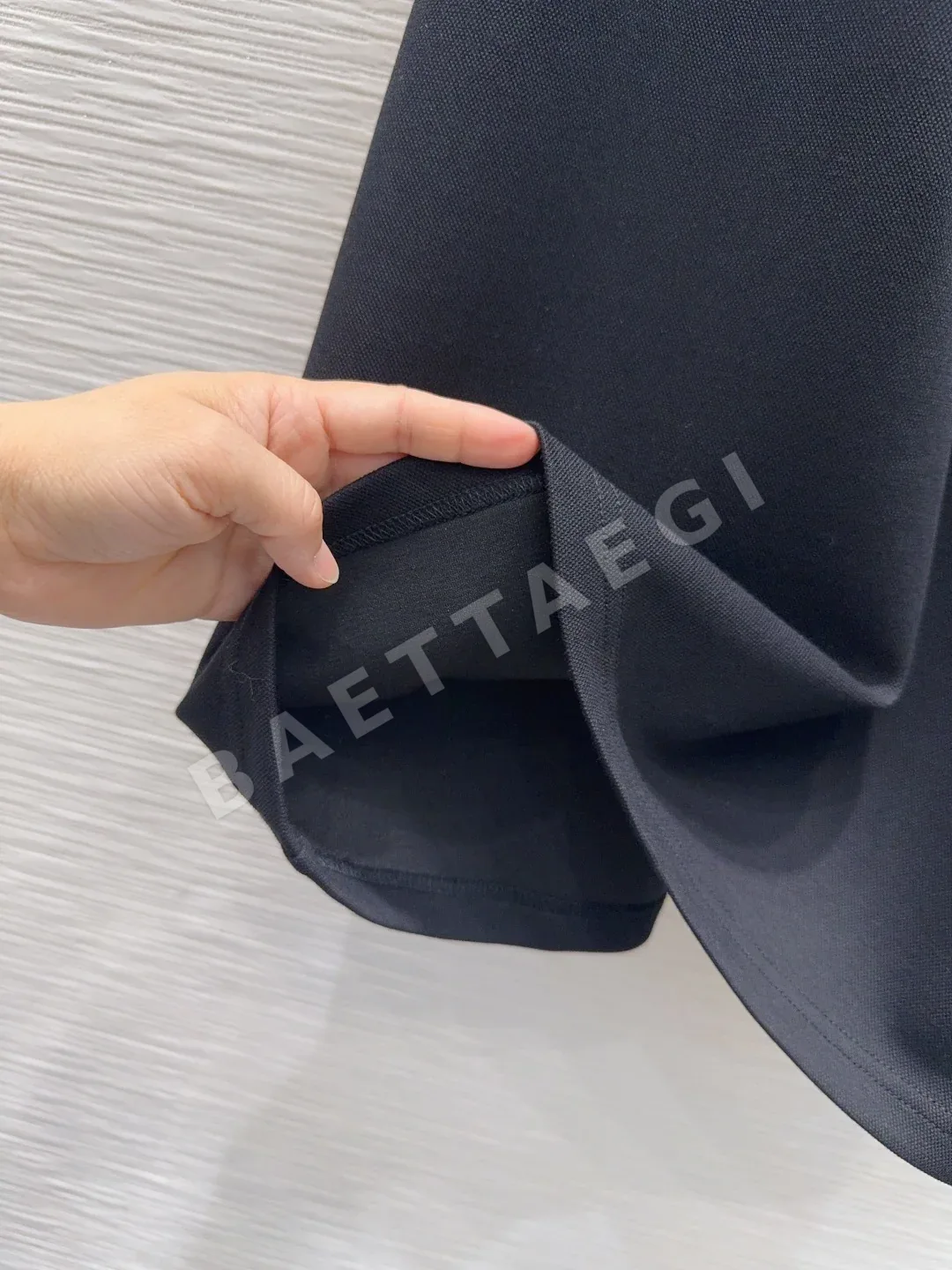 디올 폴로 카라 반소매 여성 원피스 상세 이미지 6