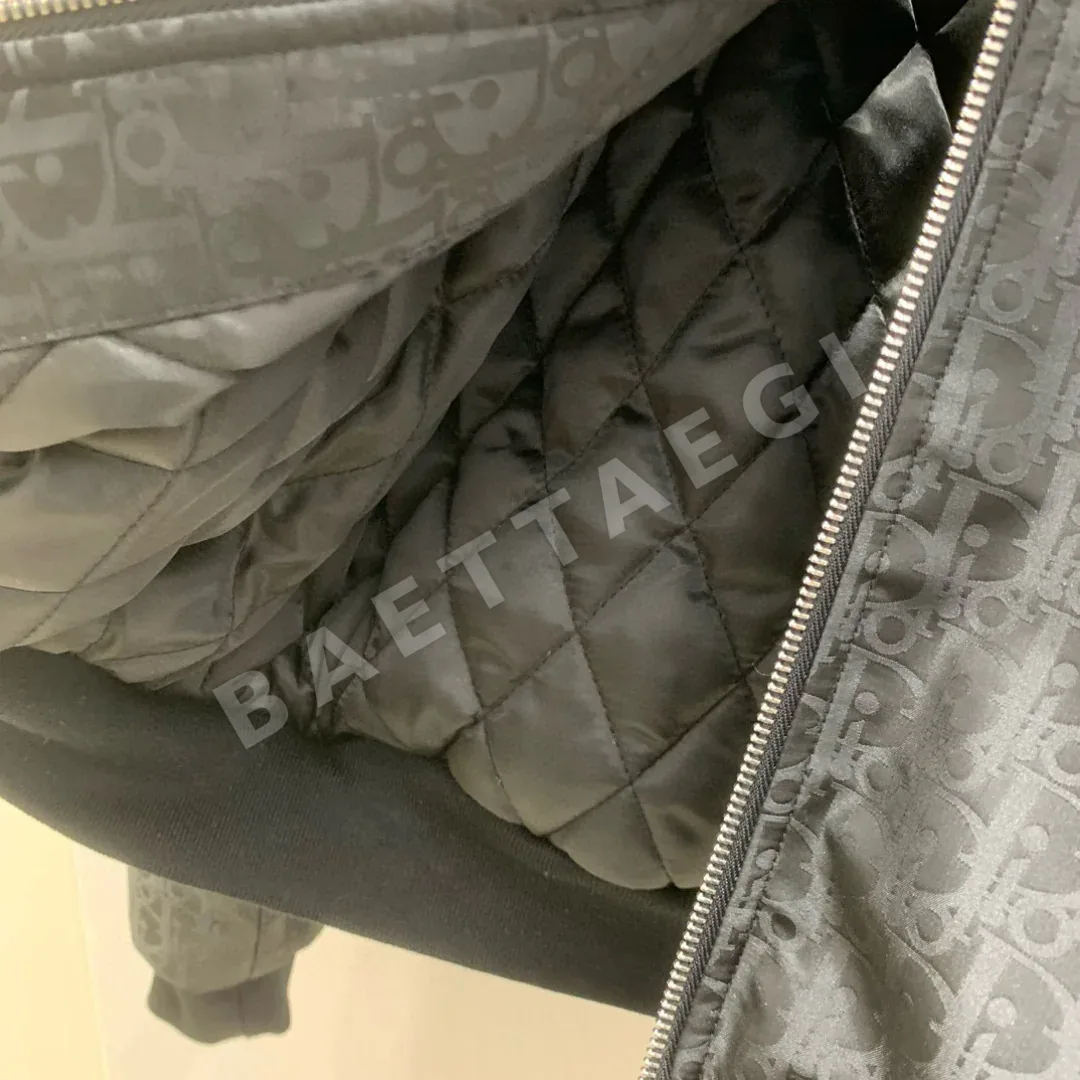디올 자카드 퀼팅 야구 자켓 상세 이미지 6