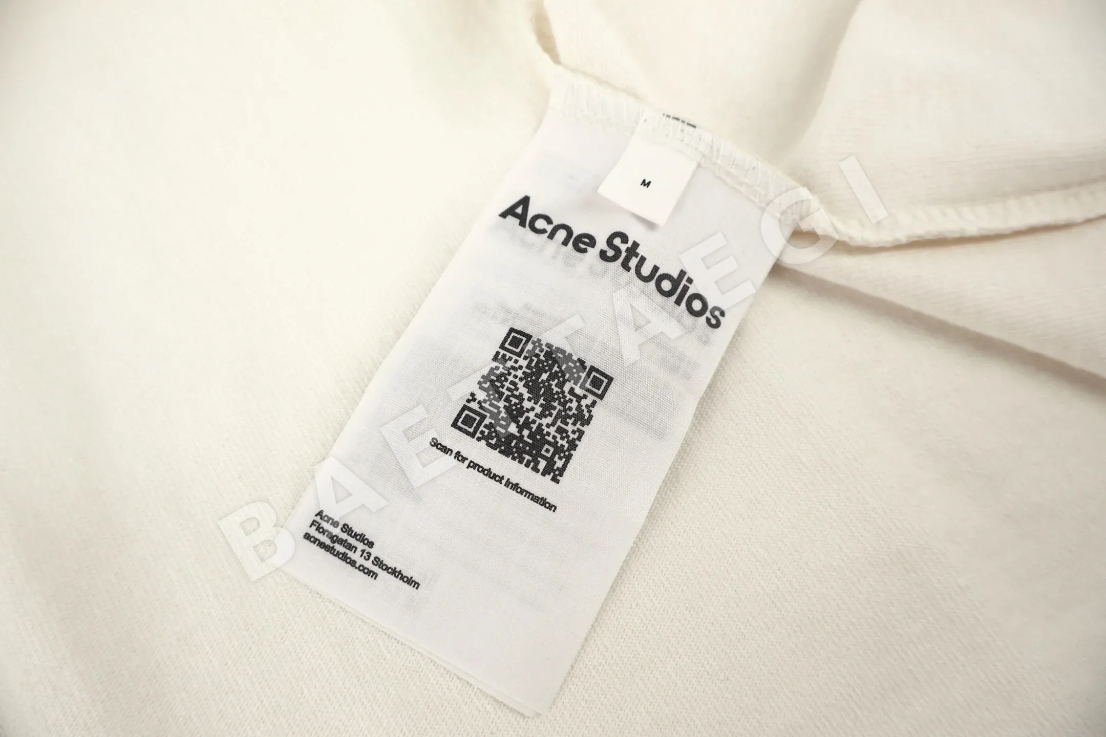 아크네스튜디오 남성 린넨 믹스 반팔 티셔츠 상세 이미지 9