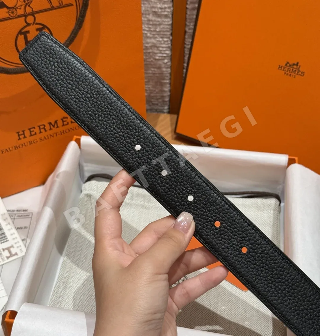 에르메스 H버클 카프스킨 벨트 상세 이미지 8