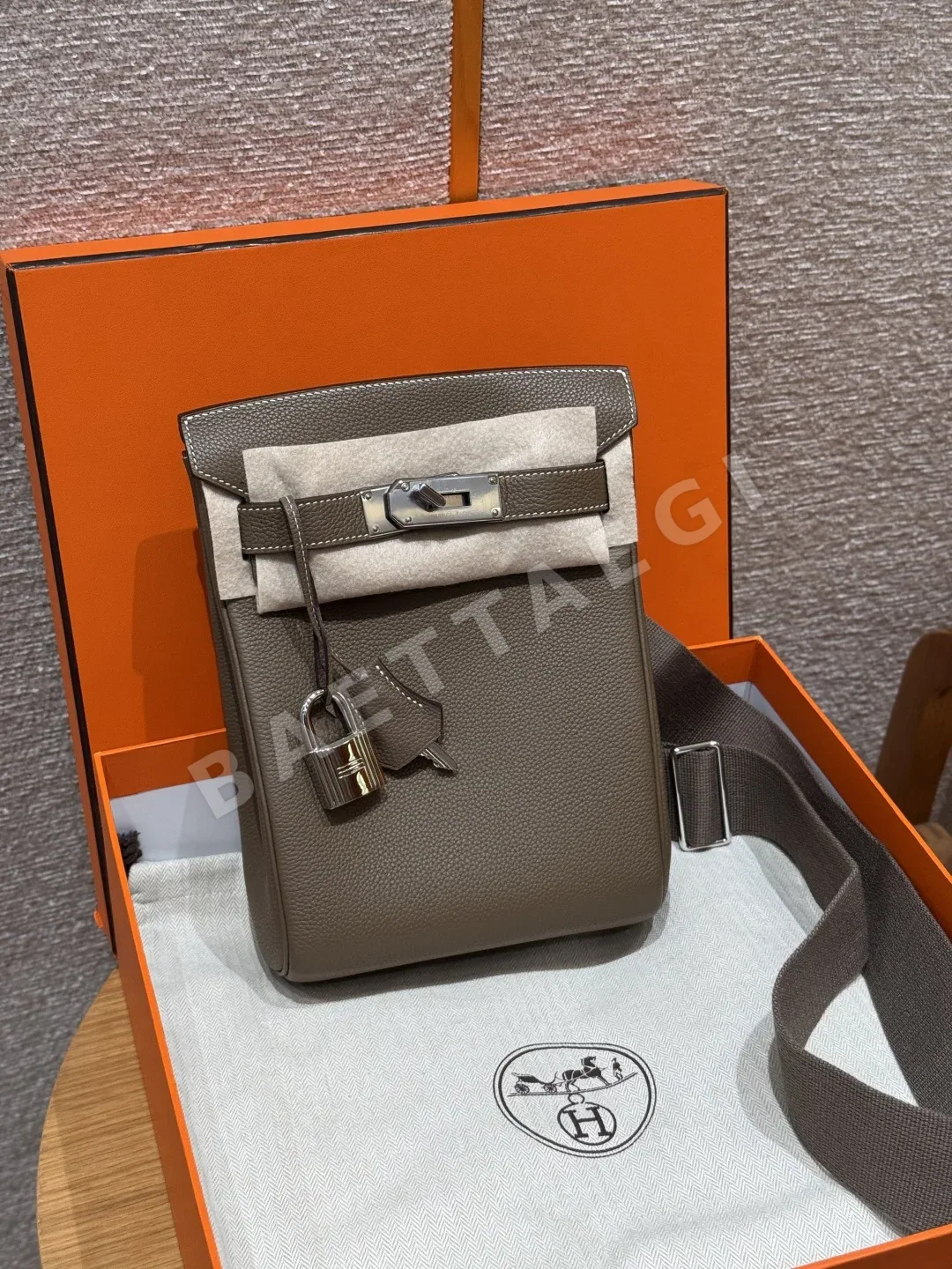 에르메스 핵 아 도 토고 가죽 백팩 166685