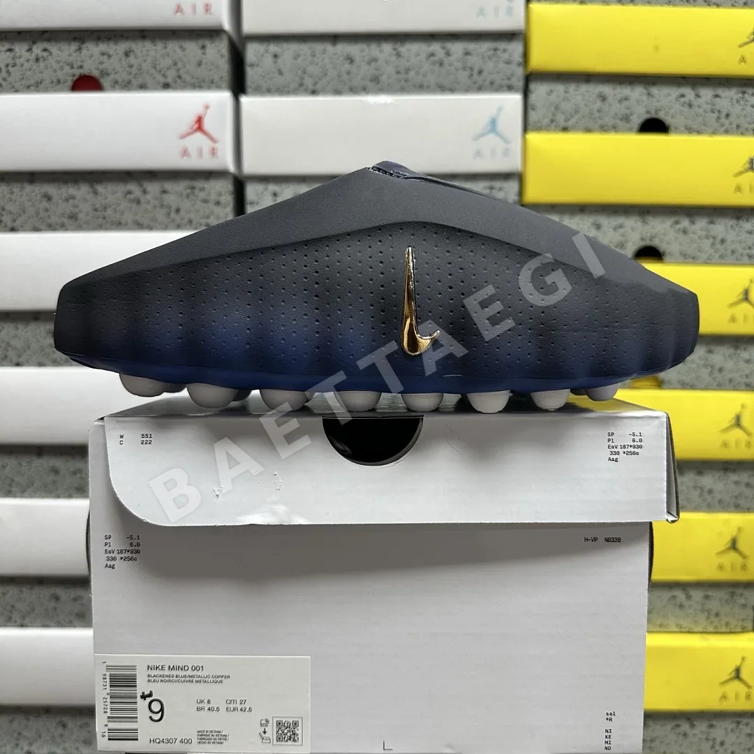 나이키 [S2/TOP] 마인드 001 슬라이드 HQ4307-400 201421 Nike Mind 001 Slide Blackened Blue 상세 이미지 1