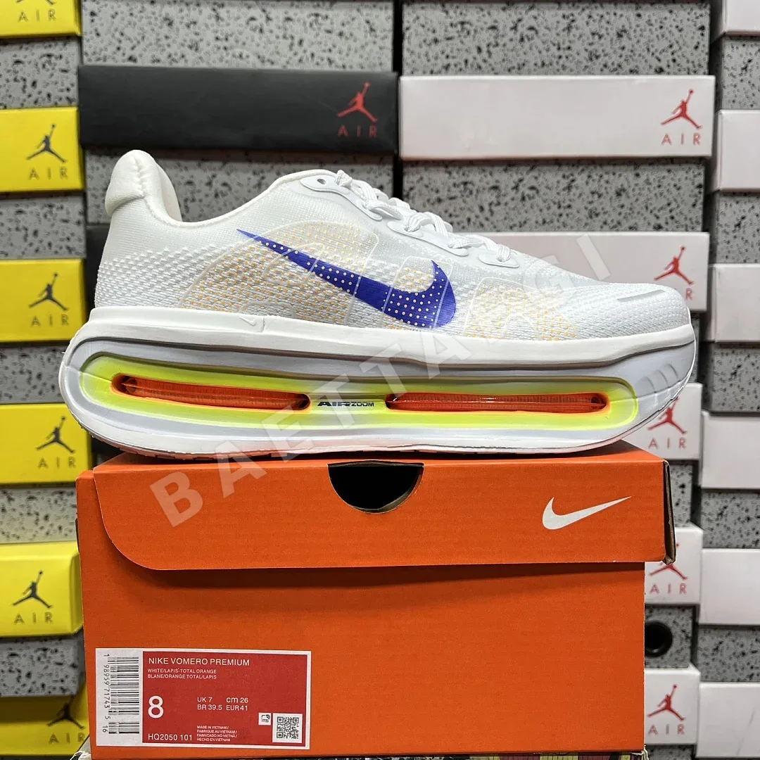 나이키 [CG] 보메로 프리미엄 HQ2050-101 202004 Nike Vomero Premium White Lapis Total Orange