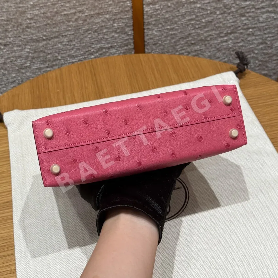 에르메스 미니 켈리 가죽 가방 상세 이미지 5