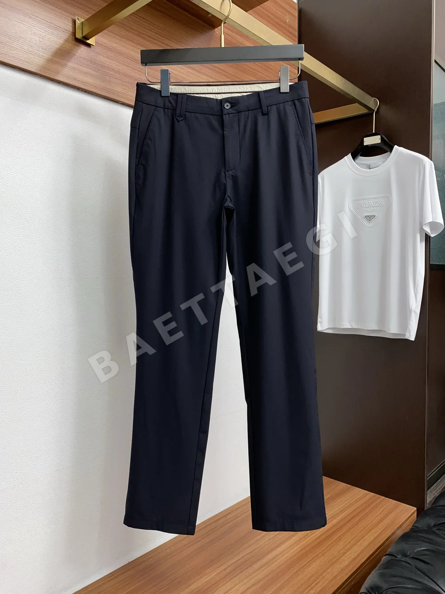 로로피아나 린넨 코튼 캐주얼 남성 바지 상세 이미지 2