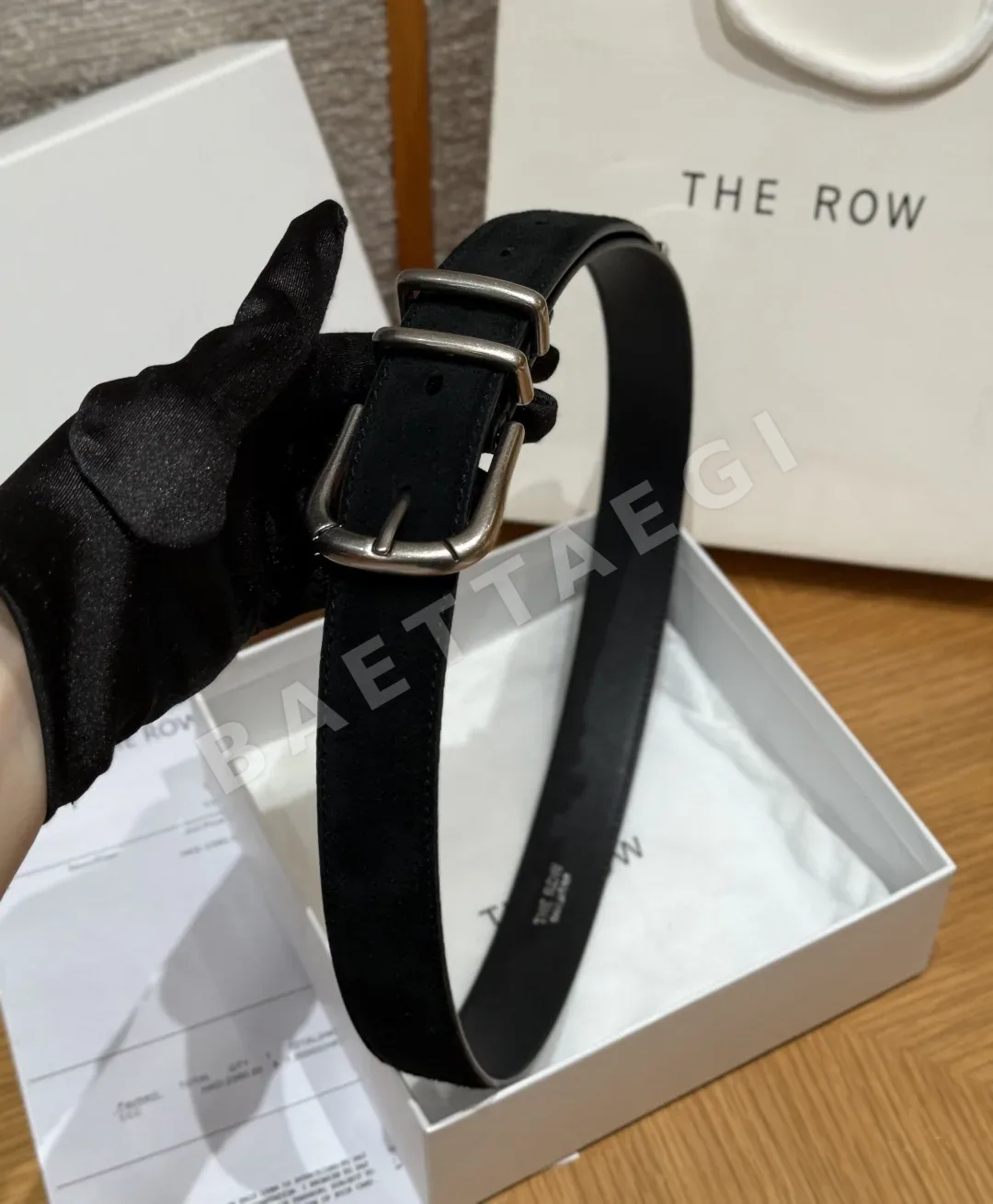 더로우 클래식 더블 링 소가죽 벨트 상세 이미지 7