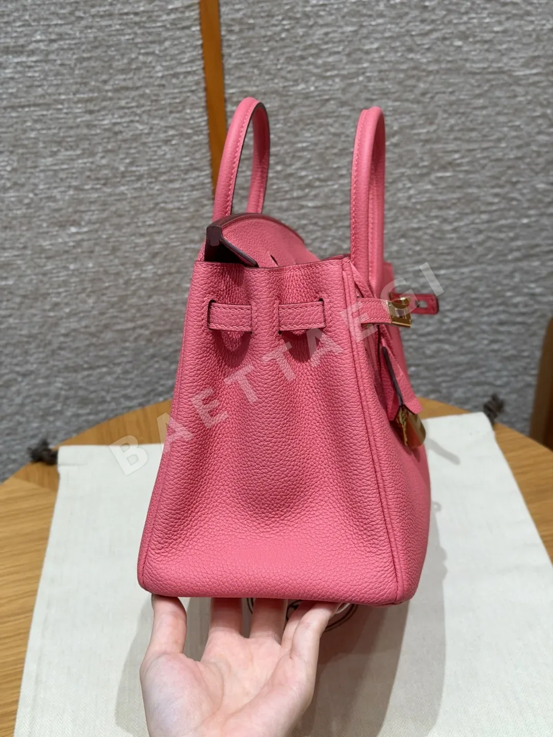 에르메스 버킨 25 립스틱 토고 가방 상세 이미지 2