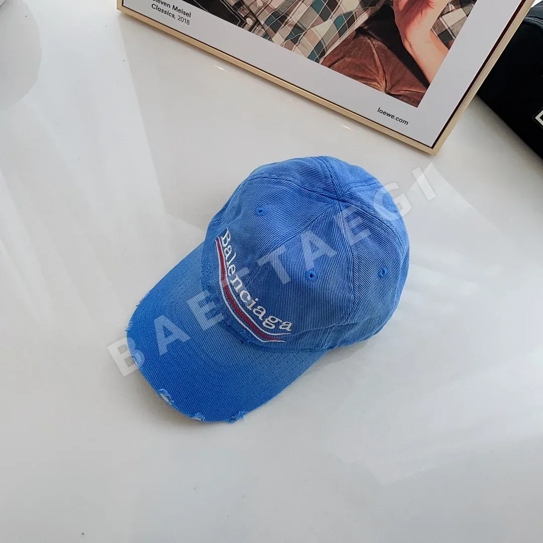 발렌시아가 워시 데미지 베이스볼 캡 상세 이미지 2