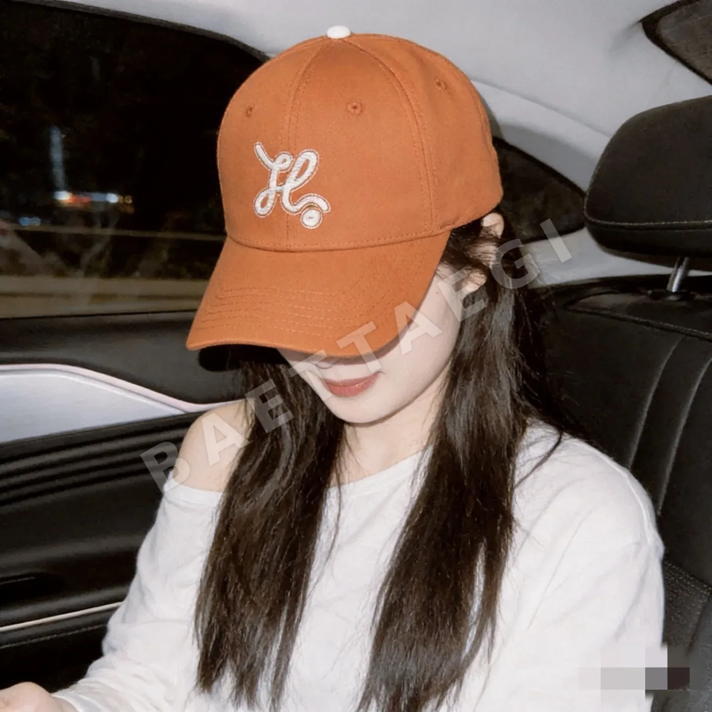 에르메스 컬러 블록 베이스볼 캡 84661