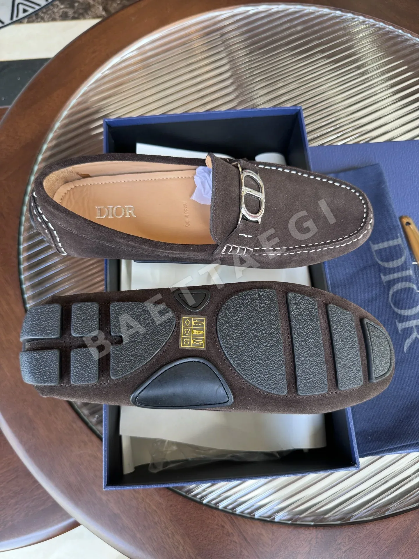 디올 남성용 드라이빙 슈즈 상세 이미지 9
