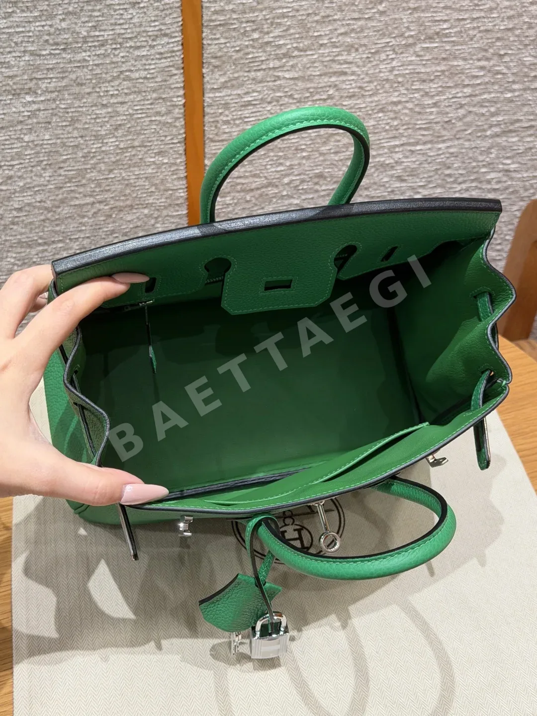 에르메스 버킨 25 토고 가죽 가방 상세 이미지 6