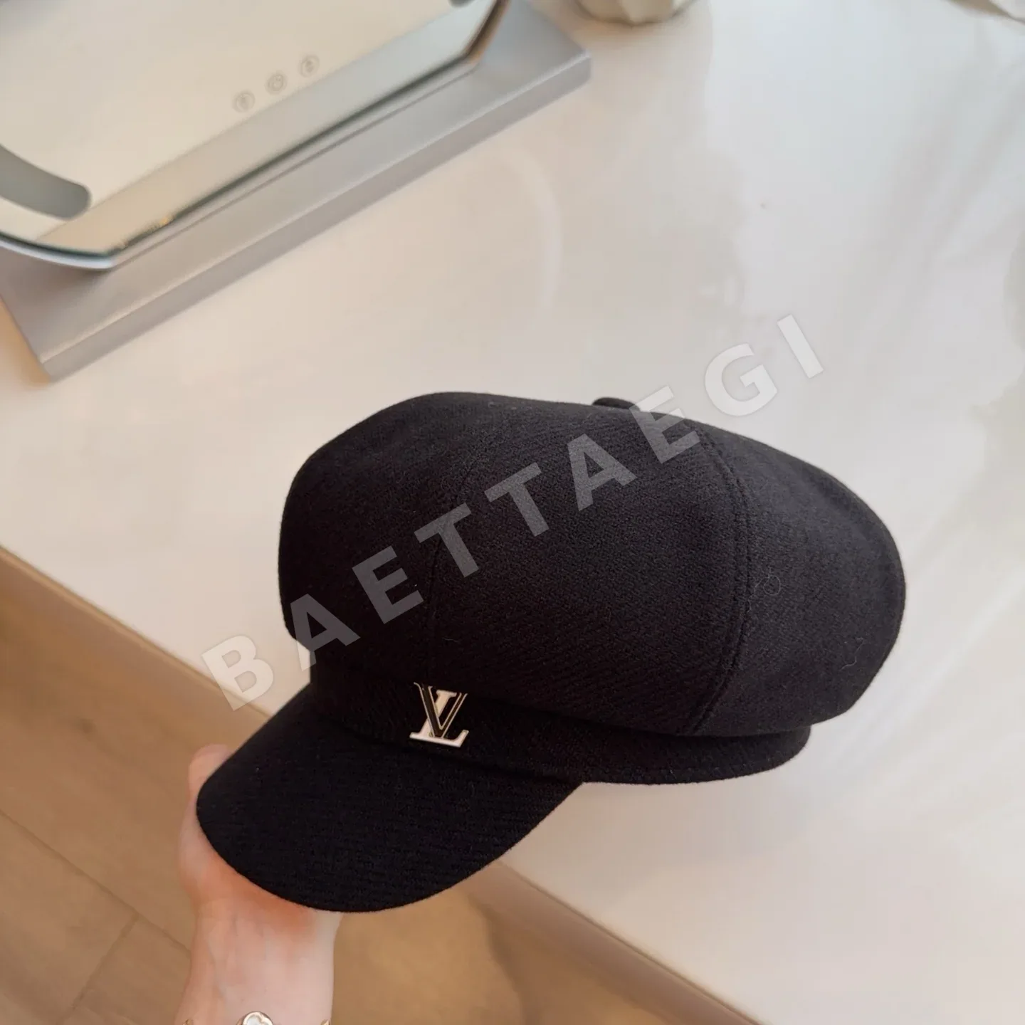 루이비통 울 팔각형 덕빌 모자 상세 이미지 4