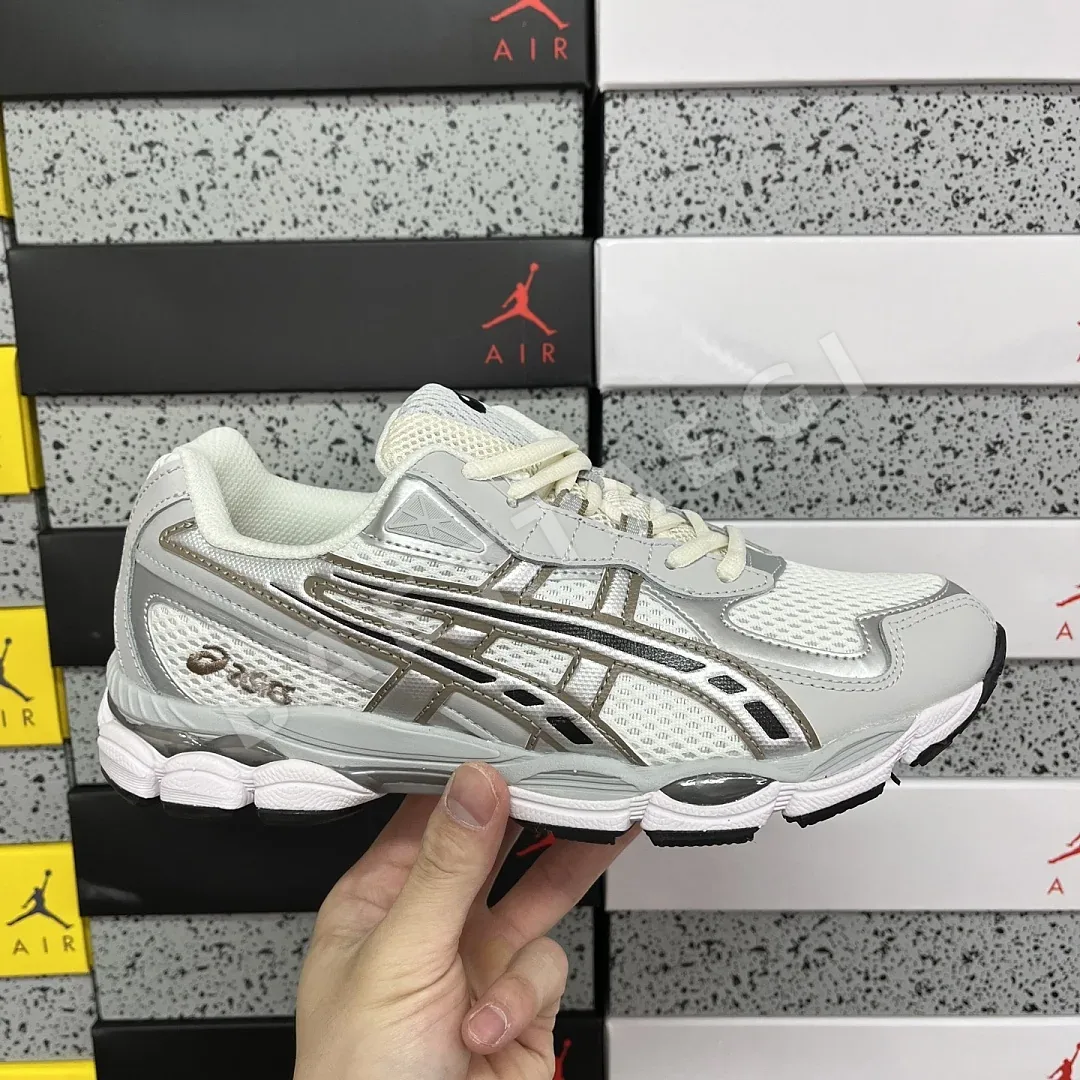아식스 [M] 젤 NYC 2055 1203A542-100 200496 Asics Gel-NYC 2055 Cream Pure Silver 상세 이미지 3