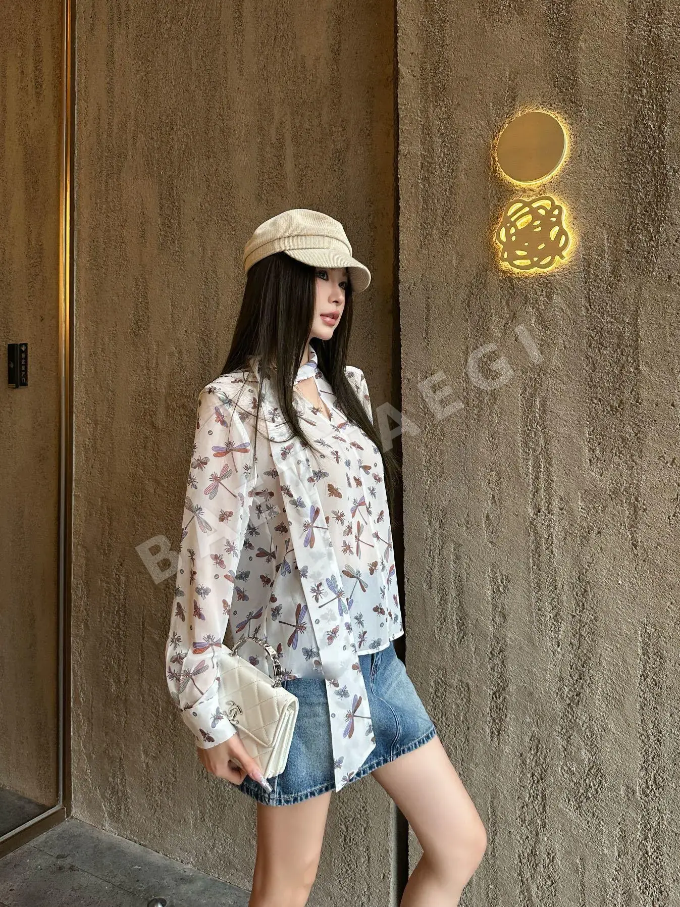 구찌 여성 빈티지 스타일 셔츠 91837