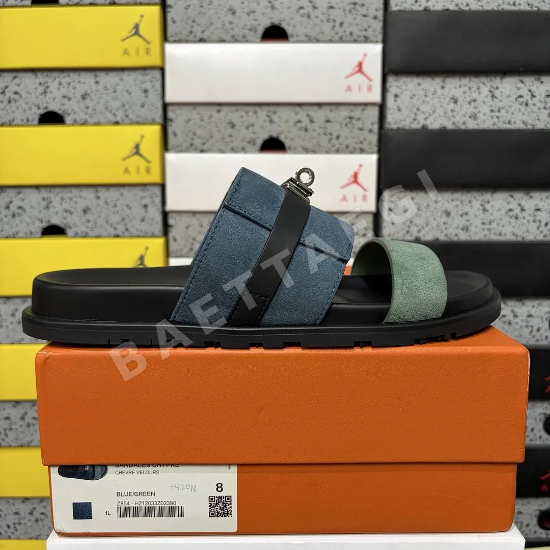 에르메스 [YX] 블루 205769 Hermes Chypre Sandal