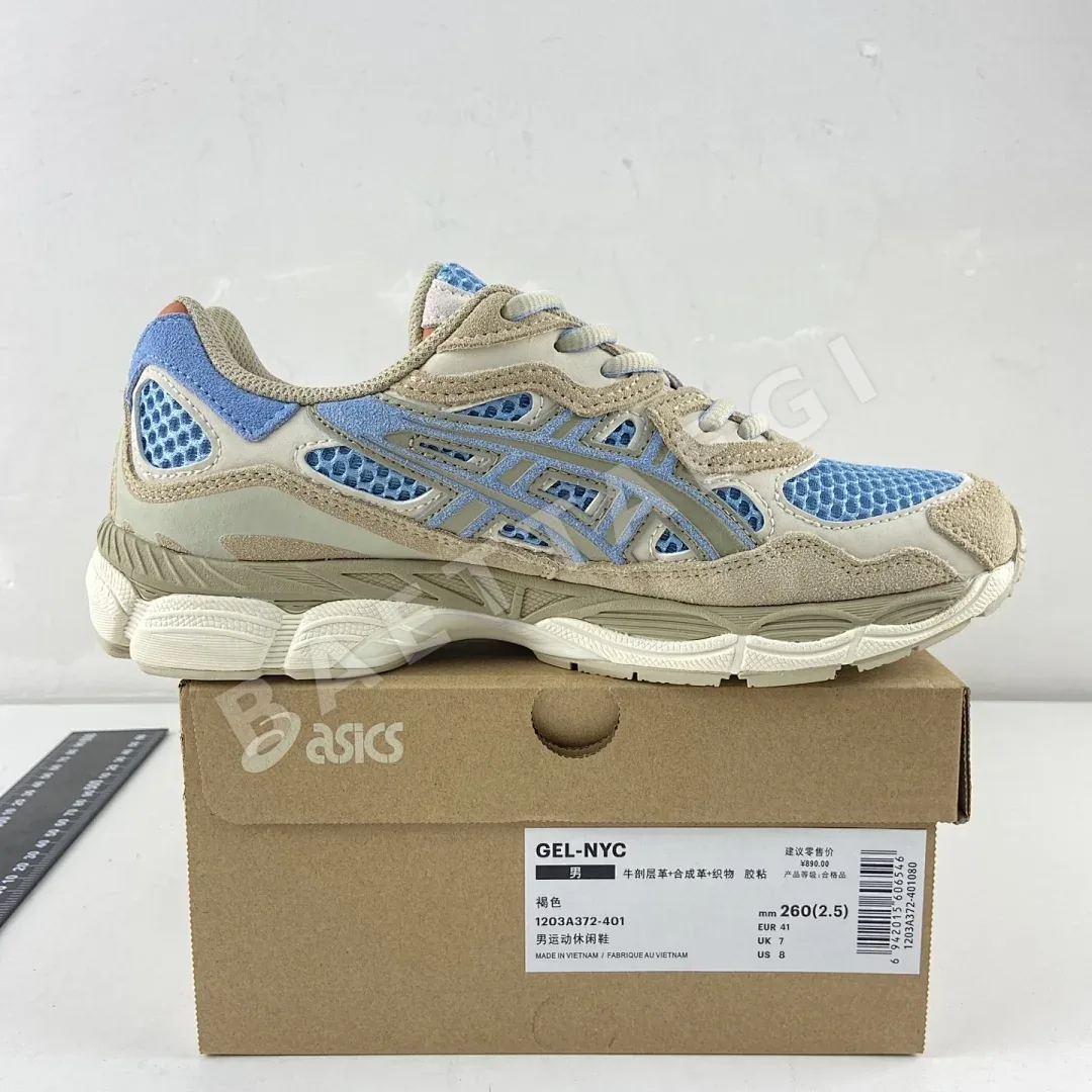 아식스 [HP] 젤 NYC 1203A372-401 200226 Asics Gel-NYC Harbor Blue Wood Crepe 상세 이미지 5