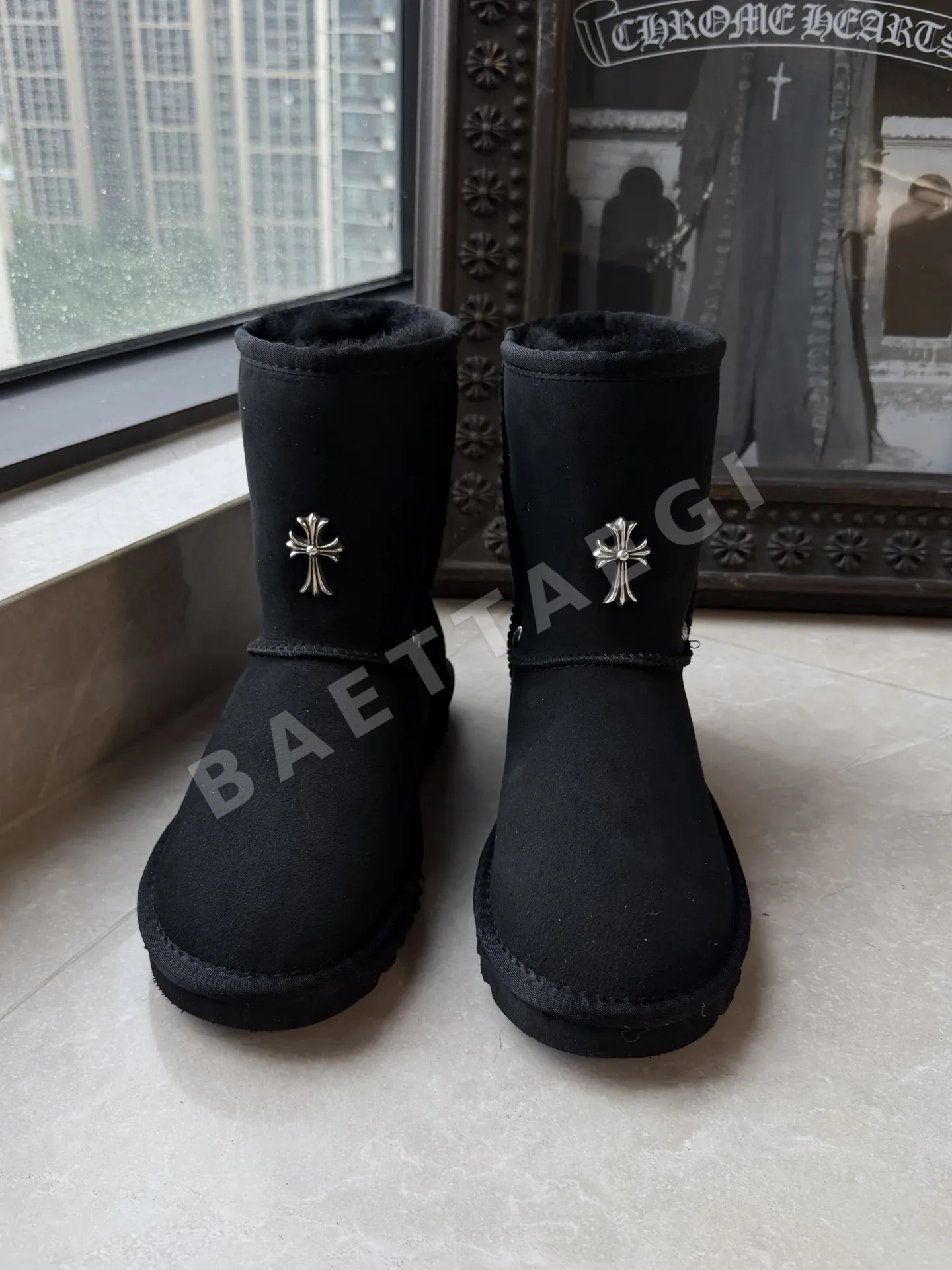 크롬하츠 부츠 블랙 Black Cross 상세 이미지 3