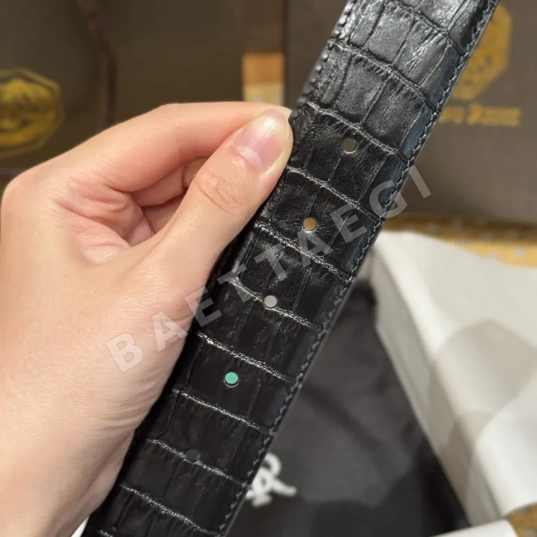 스테파노리치 용 머리 버클 양면 가죽 벨트 상세 이미지 8