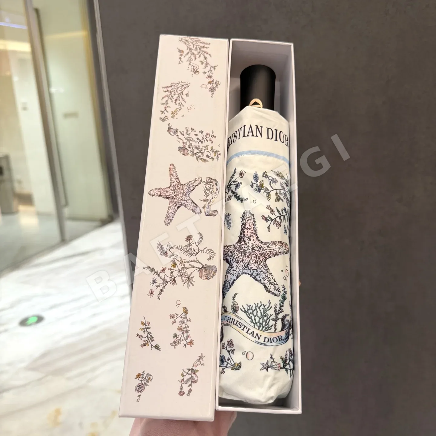 디올 3단 접이식 양산 우산 85561