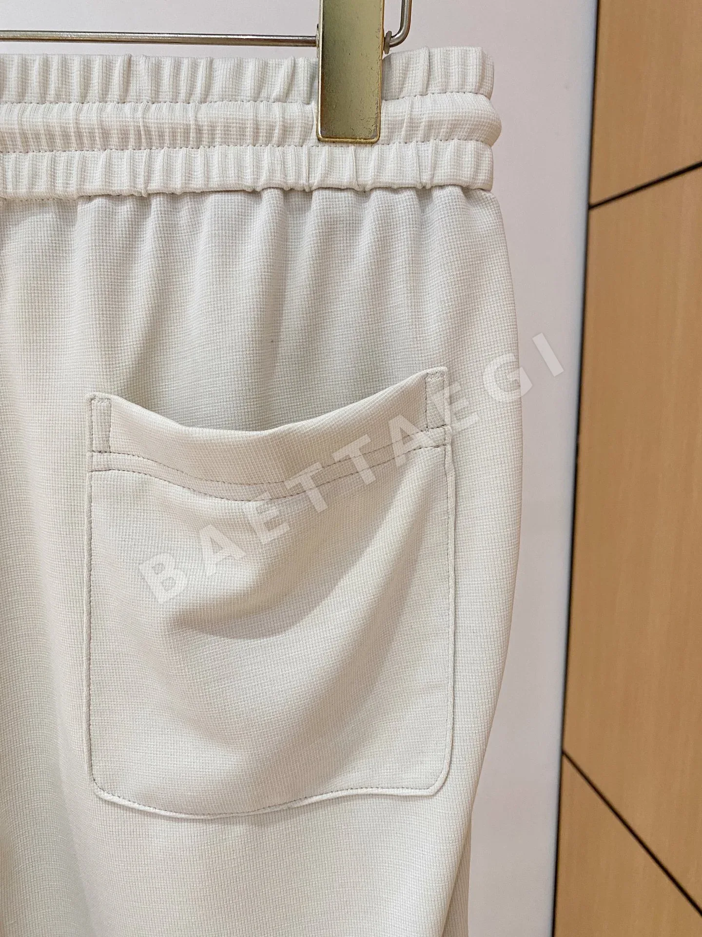브루넬로쿠치넬리 에어리 라이스 그레인 체크 남성 바지 상세 이미지 8