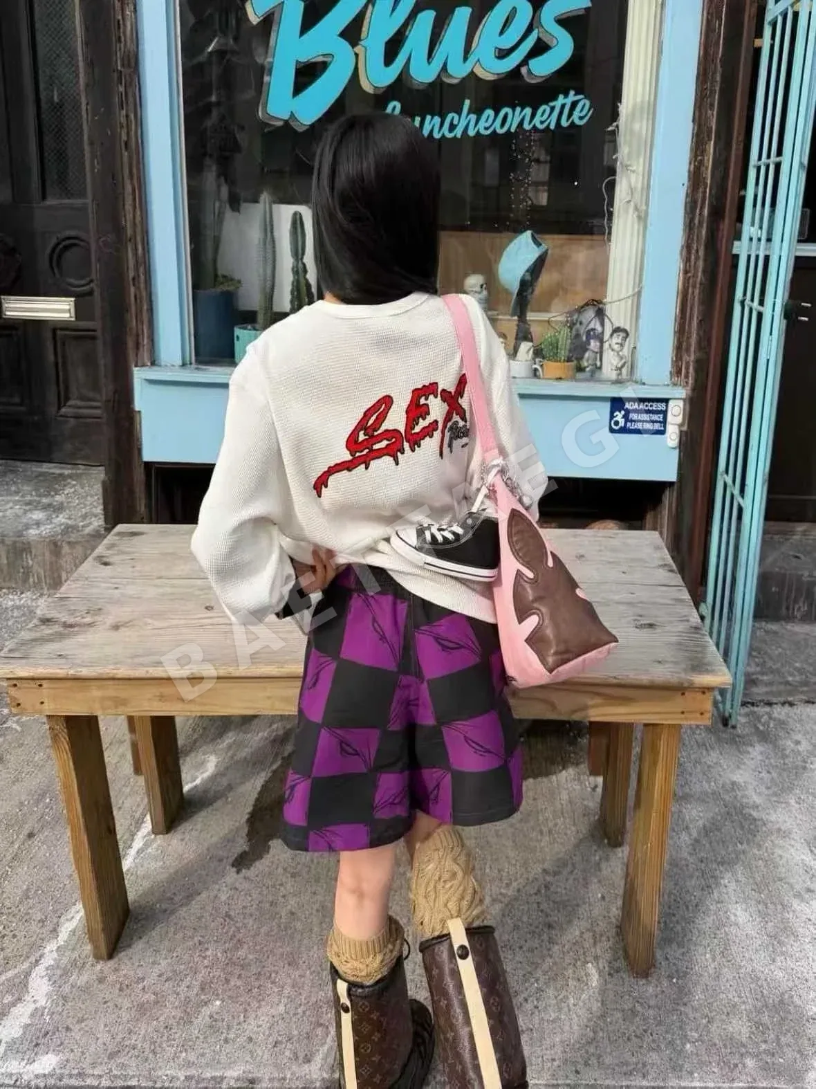 크롬하츠 매티보이 와플 그래피티 남성 긴팔 셔츠 상세 이미지 4