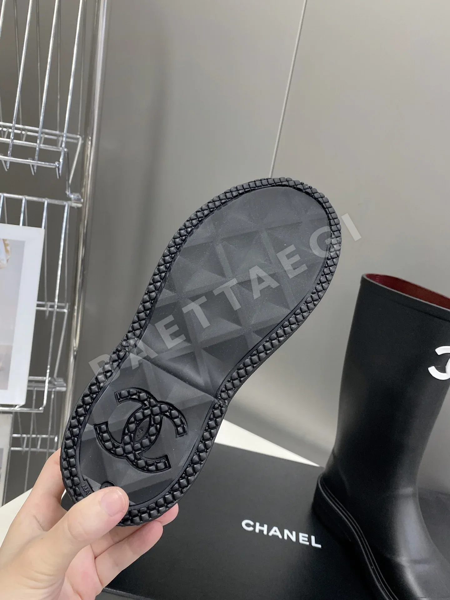 샤넬 빈티지 레인부츠 상세 이미지 9
