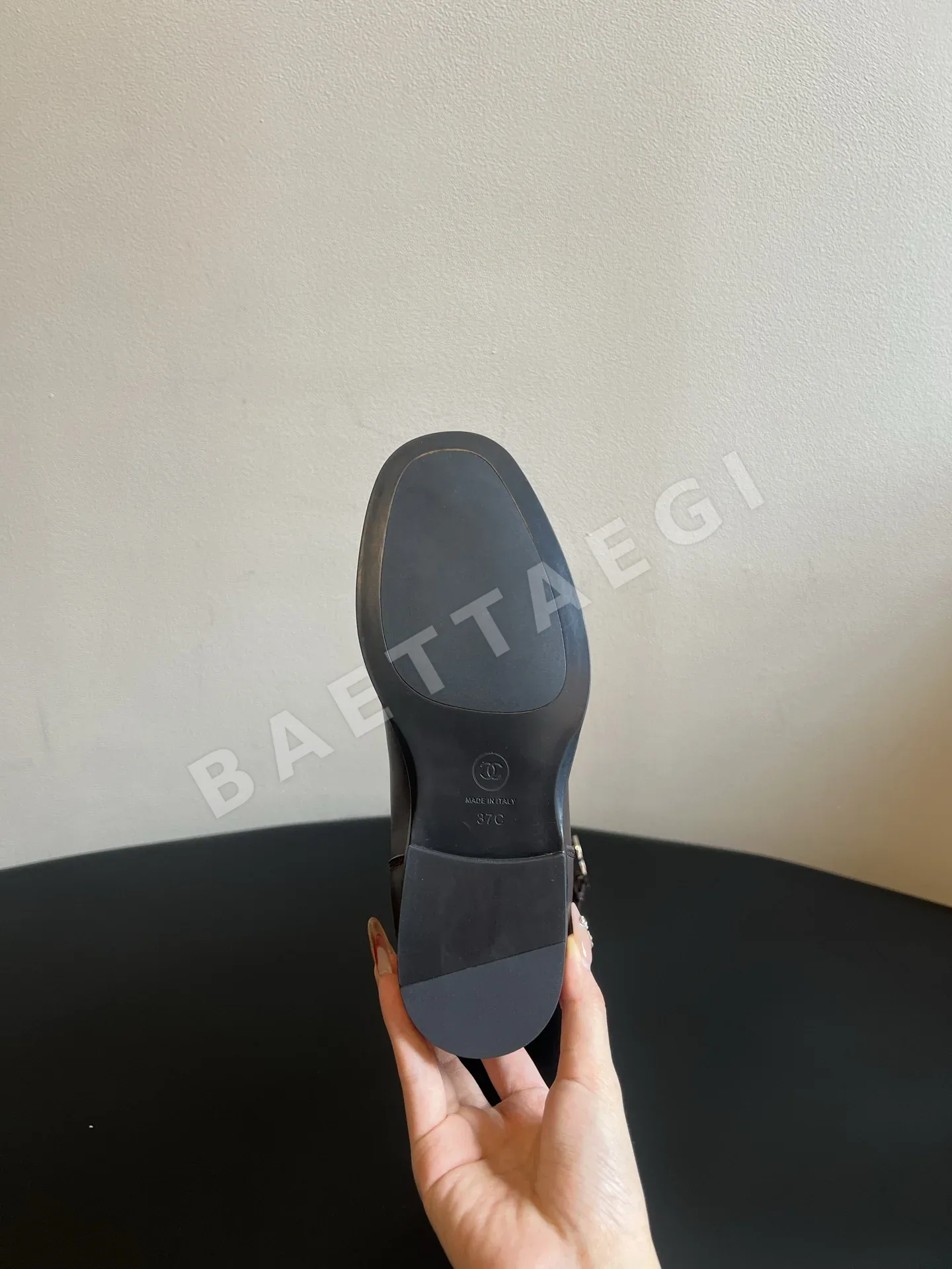 샤넬 메탈 버클 가죽 하이부츠 상세 이미지 5