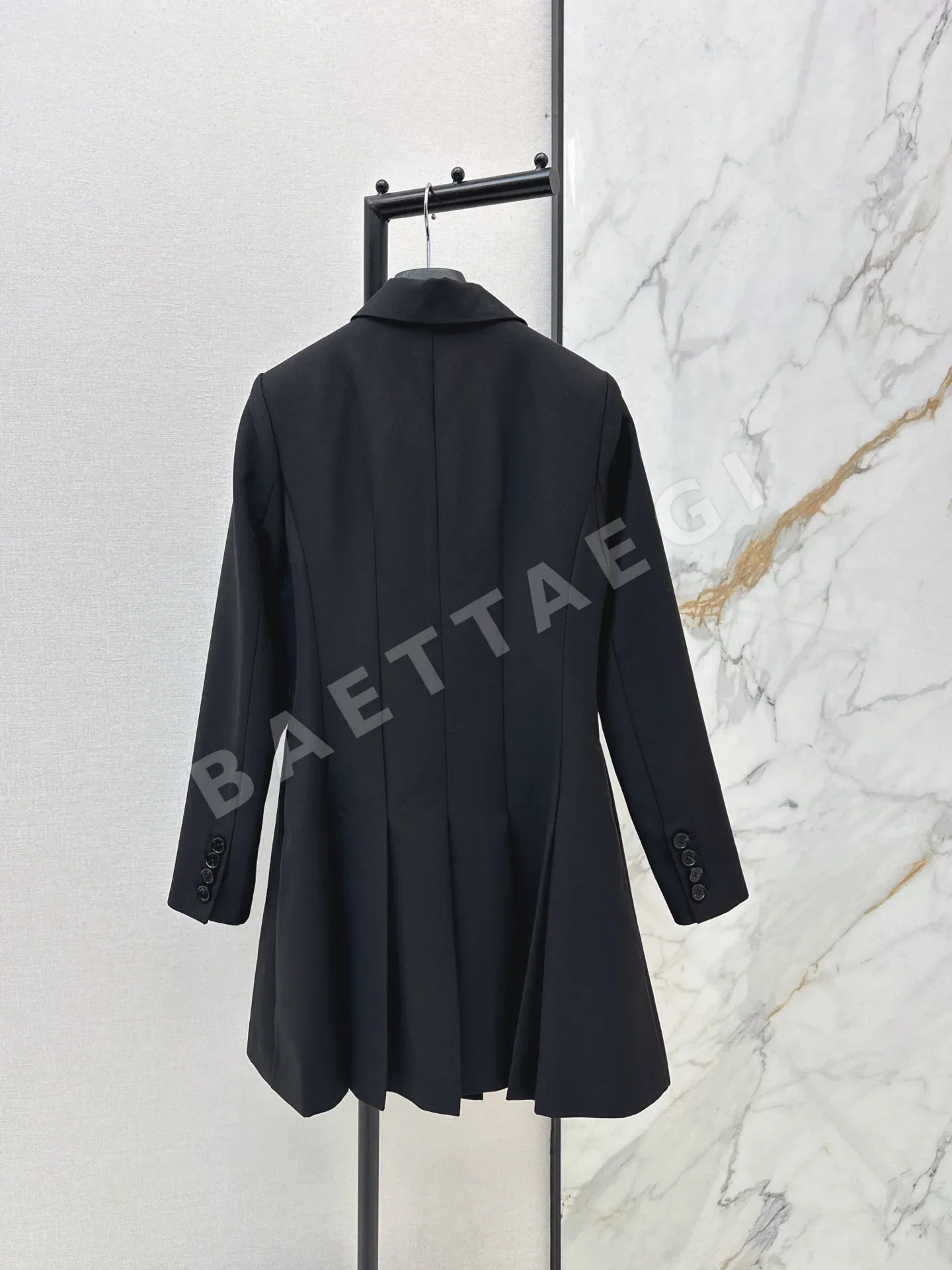 디올 플리츠 더블브레스트 여성 자켓 상세 이미지 10