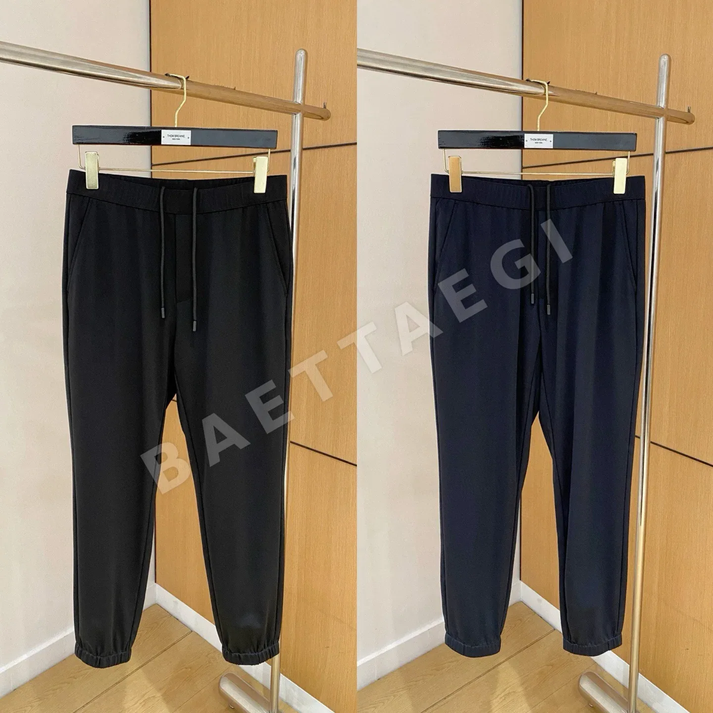 프라다 린넨 혼방 남성 바지 상세 이미지 9