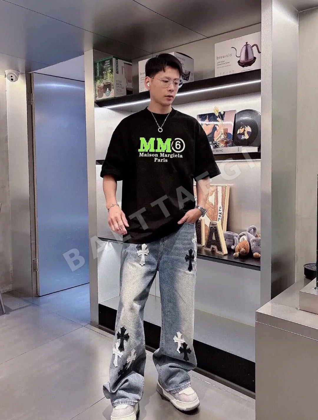 마르지엘라 크루넥 반팔 티셔츠 상세 이미지 3