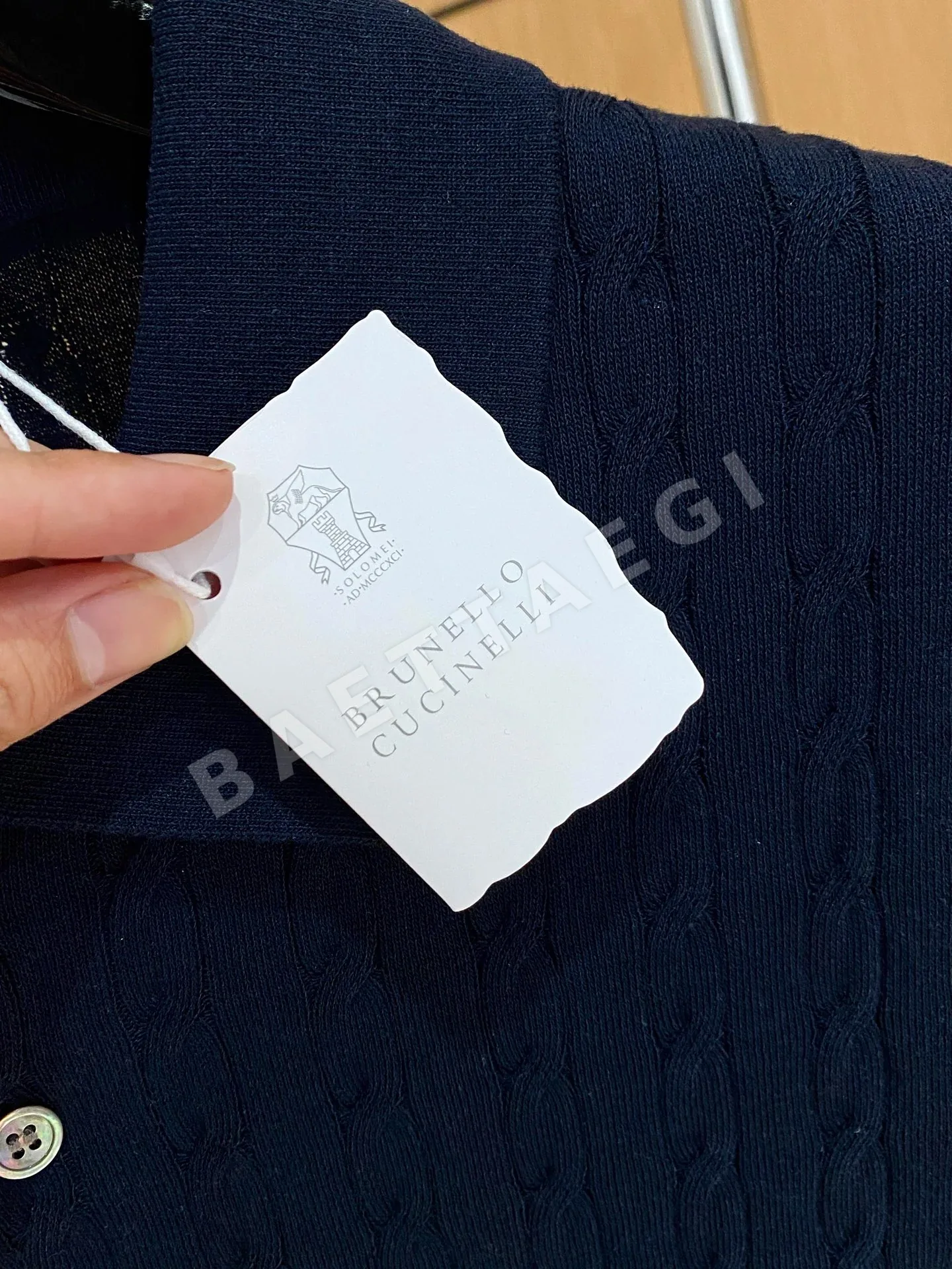 브루넬로쿠치넬리 린넨 혼방 남성 반팔 티셔츠 상세 이미지 5