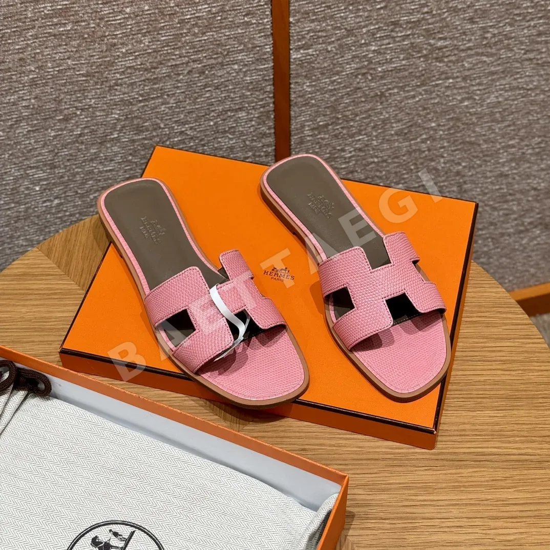 에르메스 오란 도마뱀 가죽 샌들 상세 이미지 2