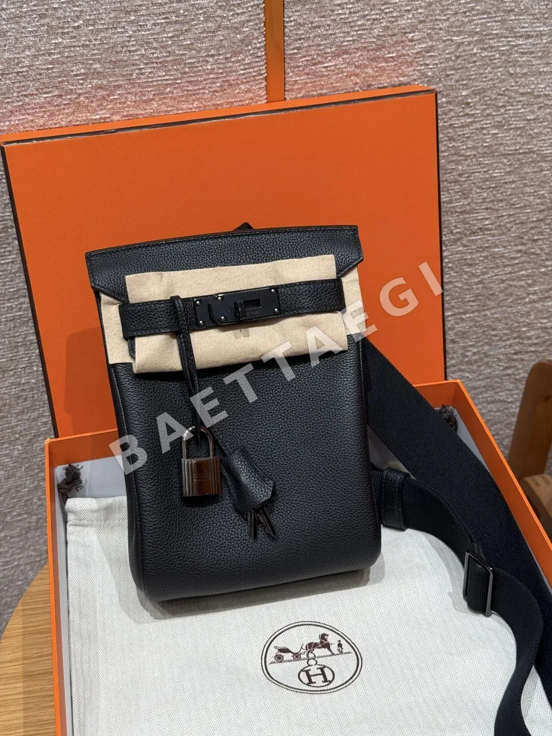 에르메스 핵 아 도 토고 블랙 백팩 상세 이미지 1