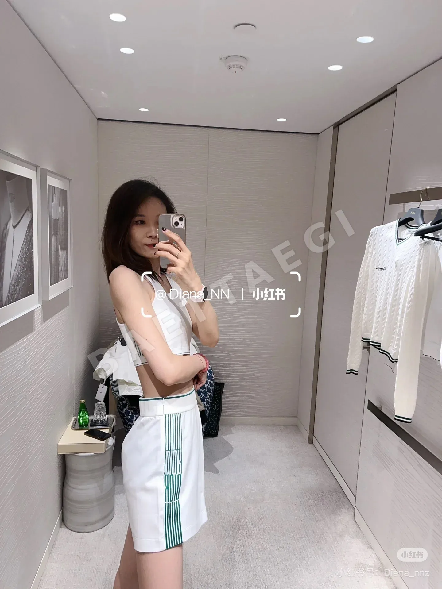 디올 크로셰 허리 밴드 팬츠 세트 상세 이미지 2