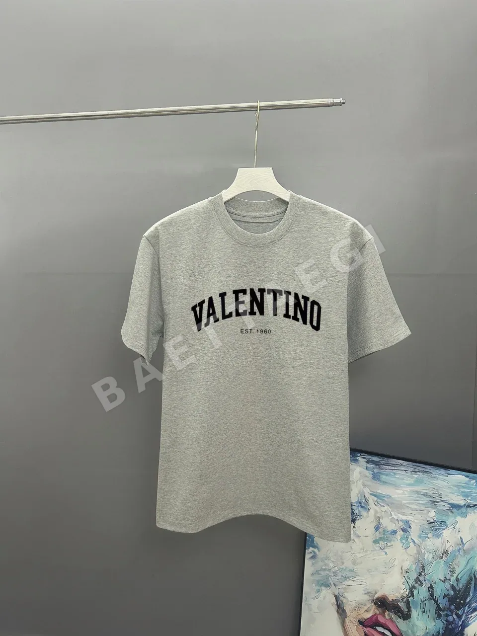 발렌티노 클래식 프린트 크루넥 반팔 티셔츠 87806