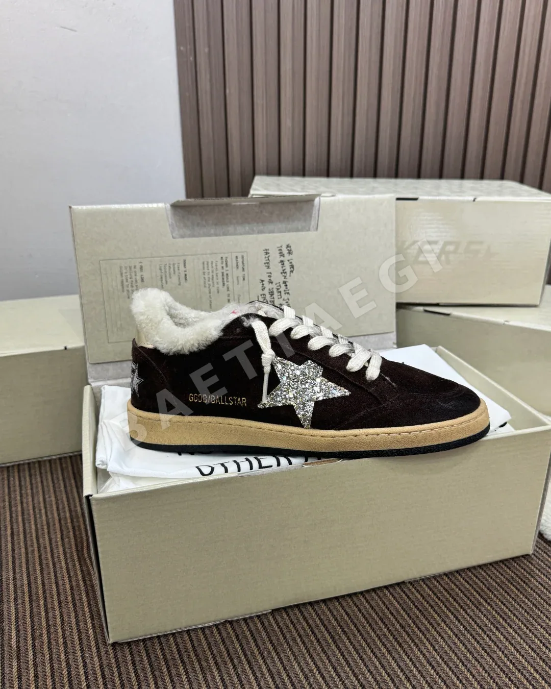 골든구스 스니커즈 가죽 SNEAKERS 레터링 상세 이미지 5